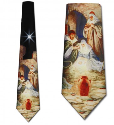 Away in the Manger Necktie