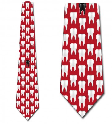Just Teeth - Red Necktie