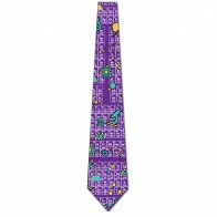 Periodic Table and Icons - Purple Necktie