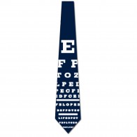 Eye Chart Blur - Navy Necktie