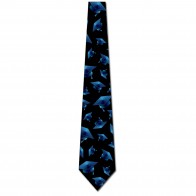 Graduation Cap - Blue Necktie