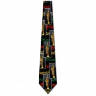 Trumpet Panels Necktie