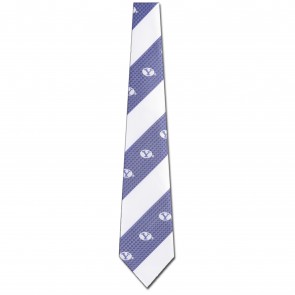 BYU Geometric Stripe Necktie