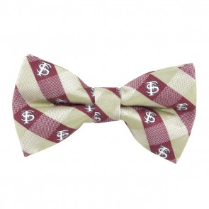 Florida State Check Bow Tie
