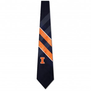 Illinois Grid Necktie