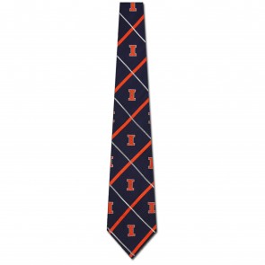 Illinois Silver Line Necktie