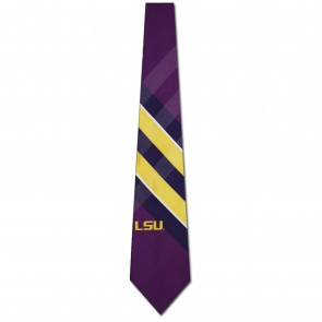 LSU Tigers Grid Necktie