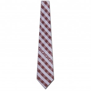 Mississippi State Woven Check Necktie