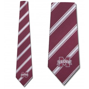 Mississippi State Poly Stripe Necktie
