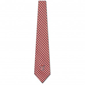 Texas Tech Red Raiders Gingham Necktie
