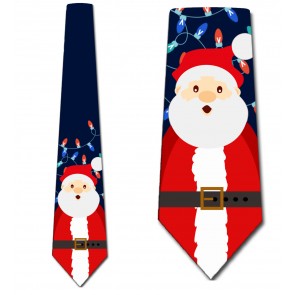 It's Santa Claus! - Navy Necktie