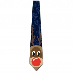 Rudolph the Red Nosed Reindeer - Navy Necktie