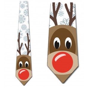 Rudolph the Red Nosed Reindeer - White Necktie