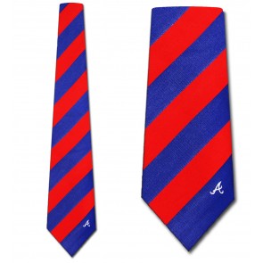 MLB  Atlanta Braves Regiment Necktie