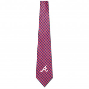 MLB - Atlanta Braves Gingham Necktie