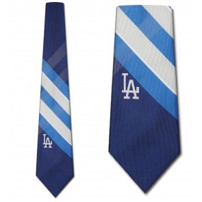 MLB Los Angeles Dodgers Grid Necktie