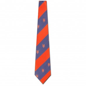 MLB New York Mets Geometric Stripe Necktie