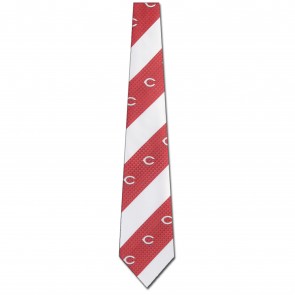 MLB Cincinnati Reds Geometric Stripe Necktie