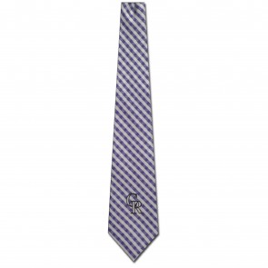 MLB - Colorado Rockies Gingham Necktie