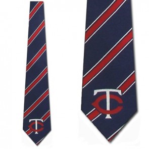 MLB Minnesota Twins Poly Stripe Necktie