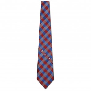 NHL Colorado Avalanche Woven Check Necktie