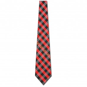 NHL Chicago Blackhawks Woven Check Necktie