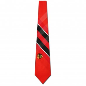 NHL Chicago Blackhawks Grid Necktie