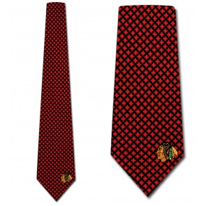 NHL Chicago Blackhawks Diamante Necktie