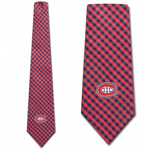 NHL - Montreal Canadiens Gingham Necktie