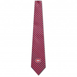 NHL - Montreal Canadiens Gingham Necktie