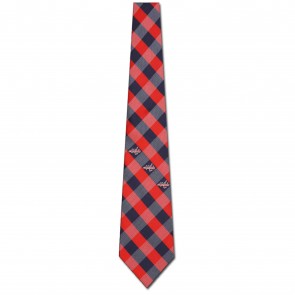 NHL Washington Capitals Woven Check Necktie
