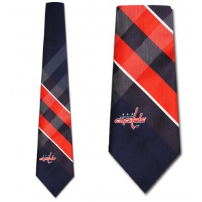 NHL Washington Capitals Grid Necktie