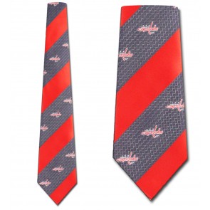 NHL Washington Capitals Geometric Stripe Necktie