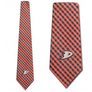 NHL Anaheim Ducks Gingham Necktie