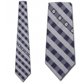 NHL Winnipeg Jets Woven Check Necktie