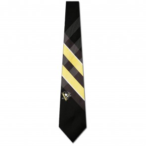 NHL Pittsburgh Penguins Grid Necktie