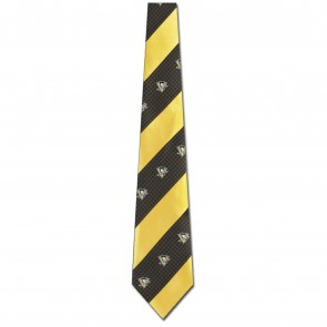 NHL Pittsburgh Penguins Geometric Stripe Necktie