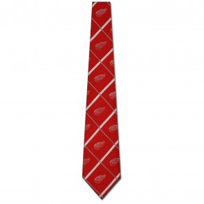 NHL Detroit Red Wings Silver Line Necktie