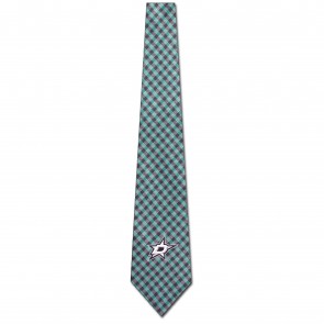 NHL Dallas Stars Gingham Necktie