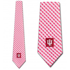 Indiana Hoosiers Gingham Necktie