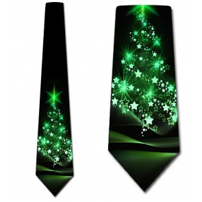 O, Christmas Tree -  Pine Green Necktie