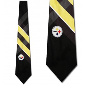 NFL Pittsburgh Steelers Grid Necktie